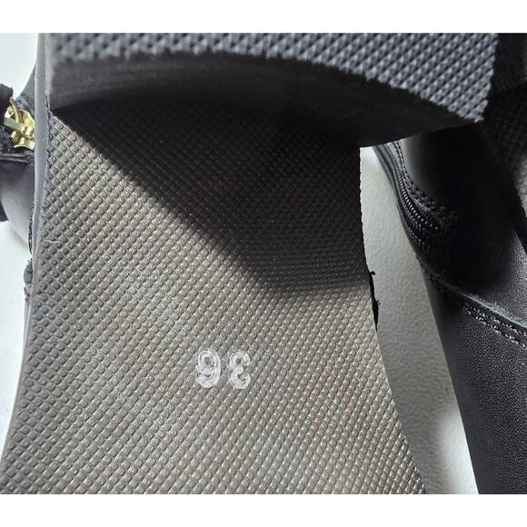 Pikolinos Andorra Ankle Boots Leather Side Zip Heel Tassel Black EU 36/US 5.5-6 - Picture 11 of 13